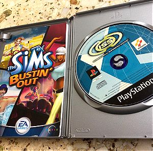 PlayStation 2 The sims bustin out μόνο κουτί κ βιβλιο