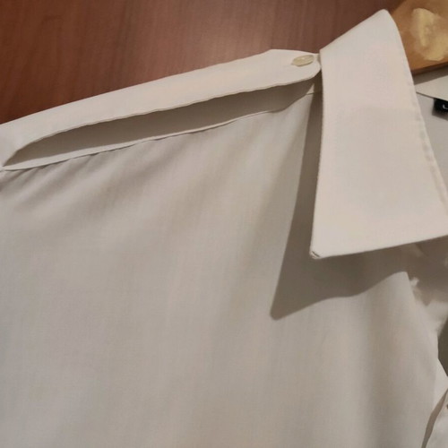 Merchant Navy Officer Shirt like new, size Large, white