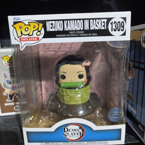 Demon Slayer Funko Pop! Nezuko Kamado in Basket Deluxe Special Edition like new