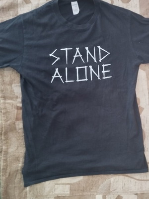 Stand Alone T-Shirt by Gildan HumbleUnderdogs, used, size L, black cotton
