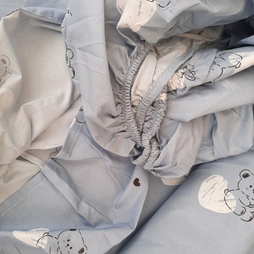 Cotton satin bed sheet set 220×240 new
