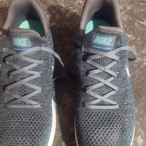 Nike Lunar Epic Low Flyknit 2 like new, size 46, ocean fog blue fox