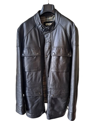 Prada Vintage Leather Jacket like new, size M, black and brown