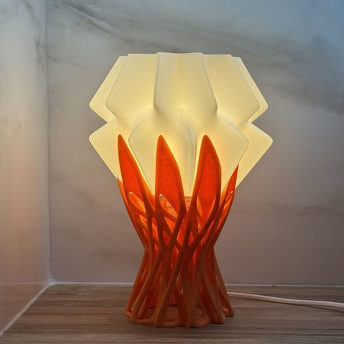 3D Printed Wave Lamp new