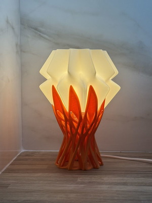 3D Printed Wave Lamp new