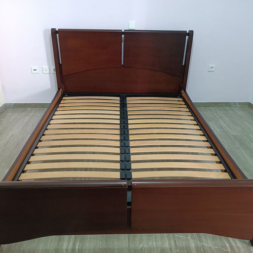 Wooden bed used 160x200 cm with 100 cm headboard