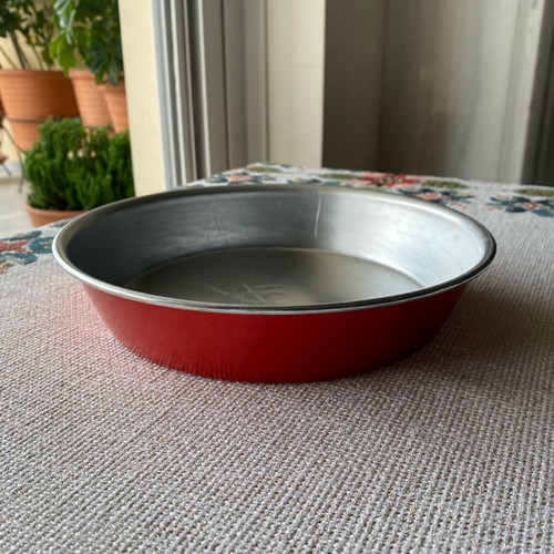 Stainless Steel Baking Pan like new 23x23x4.5 cm