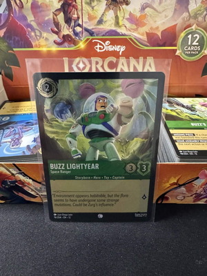 Disney Lorcana κάρτα Buzz Lightyear Space Ranger καινούργια