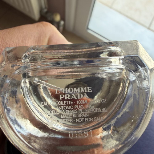Prada L'Homme Eau de Toilette used, official tester 75 ml