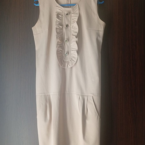 Women's beige dress like new, size S