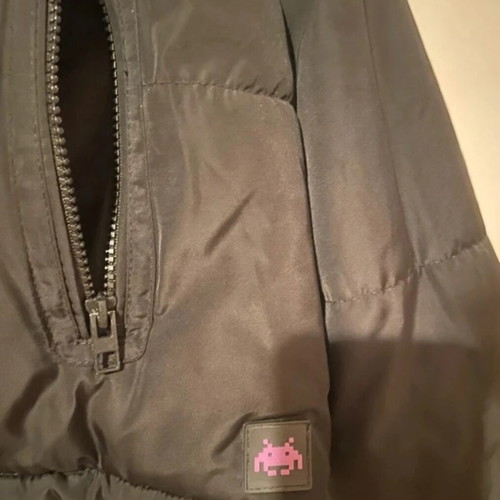 Zara x Space Invaders reversible puffer jacket M like new
