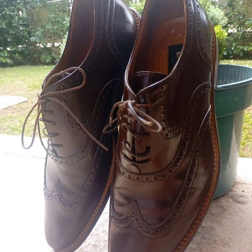 Dolce & Gabbana men's leather Brogue shoes size 44, like new