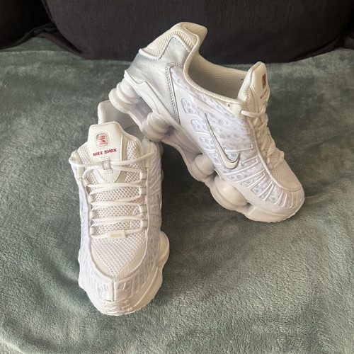 Nike Shox TL sneakers like new, white and grey