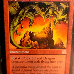 Dragon Roost. Onslaught. Magic the Gathering