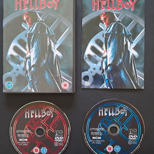 Hellboy and Hellboy 2 The Golden Army DVD like new, action fantasy