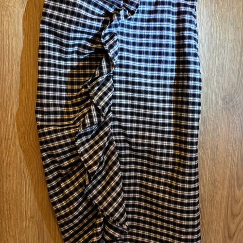 Zara checked skirt like new, size M 38 10, black and white