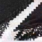 Γυναικείο χρυσό ιριδίζον top μαύρο, μεταχειρισμένο, μέγεθος L-XL