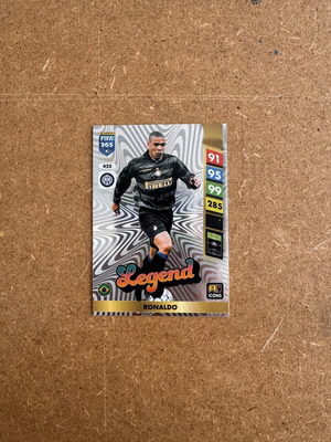 Ronaldo Legend Panini 365 collectible card like new