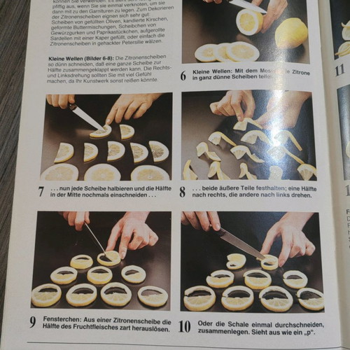 Food Decoration Booklet used in German