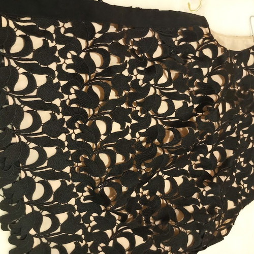 Hobbs lace blouse like new, size S, black