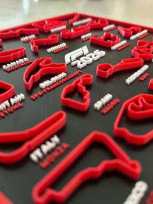 Λίστα Αγώνων 2026 Formula 1 Επιτοίχιο Ημερολόγιο Made-to-Order