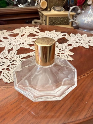 Avon vintage bottle used, diamond design