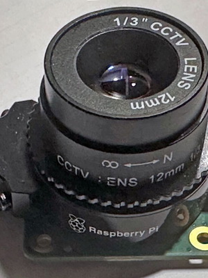 CCTV lens 12mm like new for DIY projects