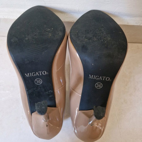 Migato nude heels size 36 like new