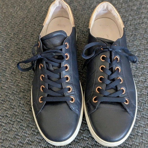 Gabor leather sneakers used, size 40, black