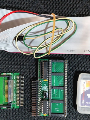 Amiga 500 IDE controller like new with 1GB CF card and accessories