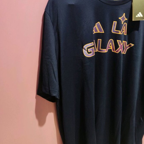 Adidas LA Galaxy Men's Short Sleeve Pregame Tee 2XL new, blue