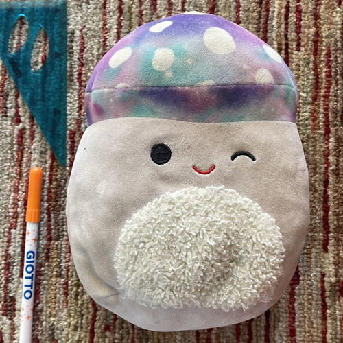 Squishmallows Mushroom Plush Toy used, approx 15cm
