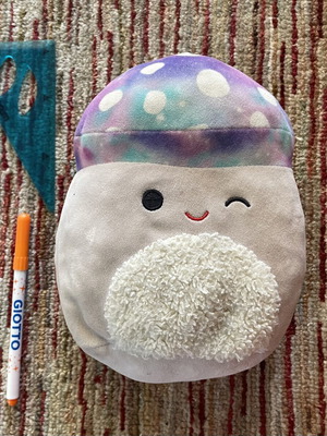 Squishmallows Mushroom Plush Toy used, approx 15cm