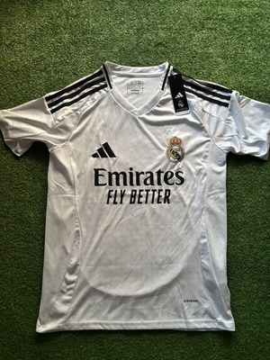 Real Madrid Jersey καινούργιο, μέγεθος Small, λευκό και μαύρο