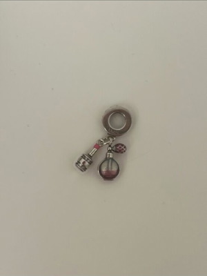 Charm for bracelet sterling silver 925 new, gray