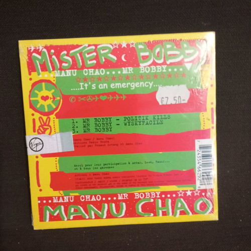 Mister Bobby Manu Chao CD new, sealed