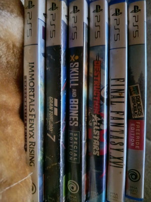 Ps5 Games like new, pack