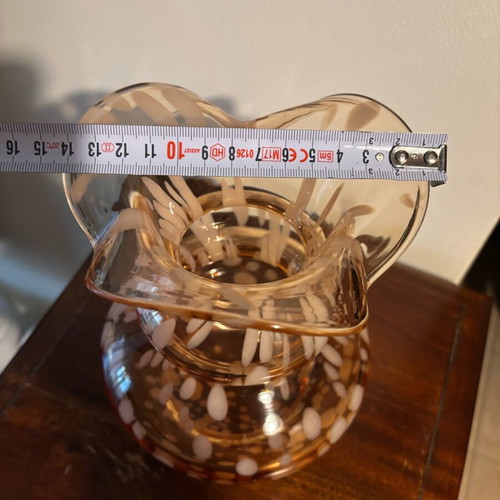 Murano vase handmade in like new condition