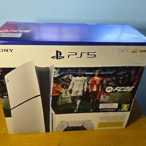 Sony PlayStation 5 Slim Disk Edition 1TB sealed with 4 sealed games