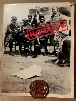 Vintage ασπρόμαυρη φωτογραφία Ελλήνων αξιωματικών, πακέτο 12, μεταχειρισμένη