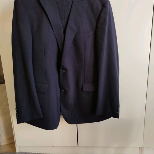 Tom Rusborg suit size 60 like new, dark blue