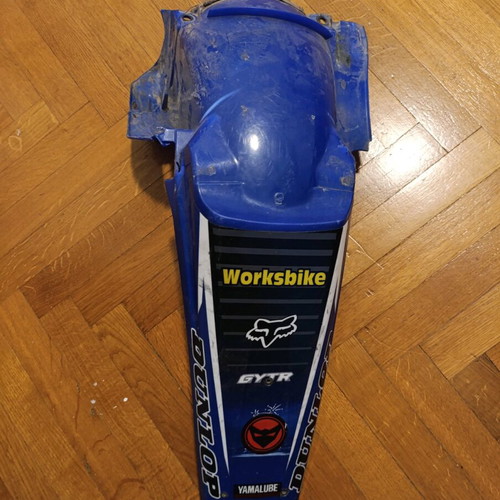 Yamaha WR 250F plastic parts used, blue/white, complete set