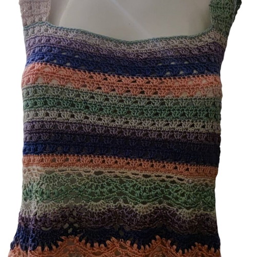 Handmade knitted top custom order, summer colors