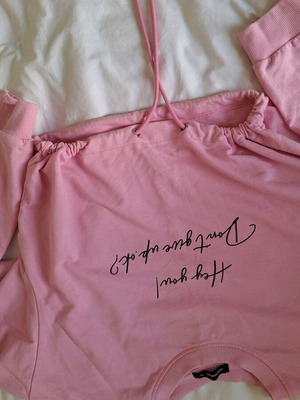 Pink short blouse new size M