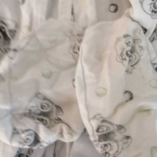 H&M Snoopy and Chip and Dale baby bodysuits used, pack of three 92cm