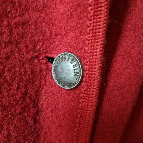 Giesswein wool cardigan like new, red, sizes XL-XXXL