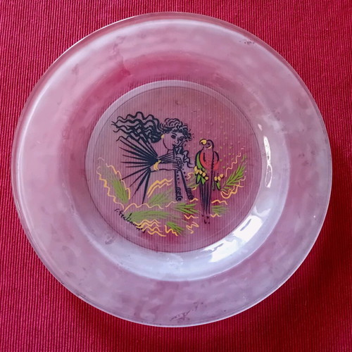Collectible Stathopoulos plate like new, 20×20 cm