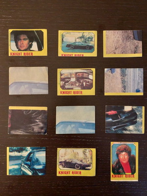 Knight Rider sticker pack like new, about 40 pieces, collectors