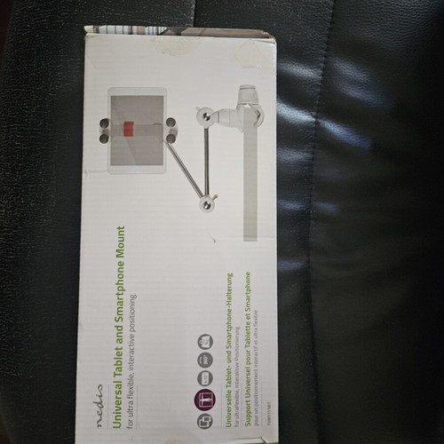 Nedis Tdmt111wt Tablet and Smartphone Mount foldable arm 4-12" like new
