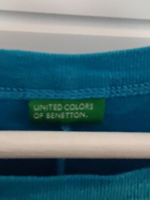Benetton Αμάνικο Φόρεμα S σαν καινούργιο, τιρκουάζ